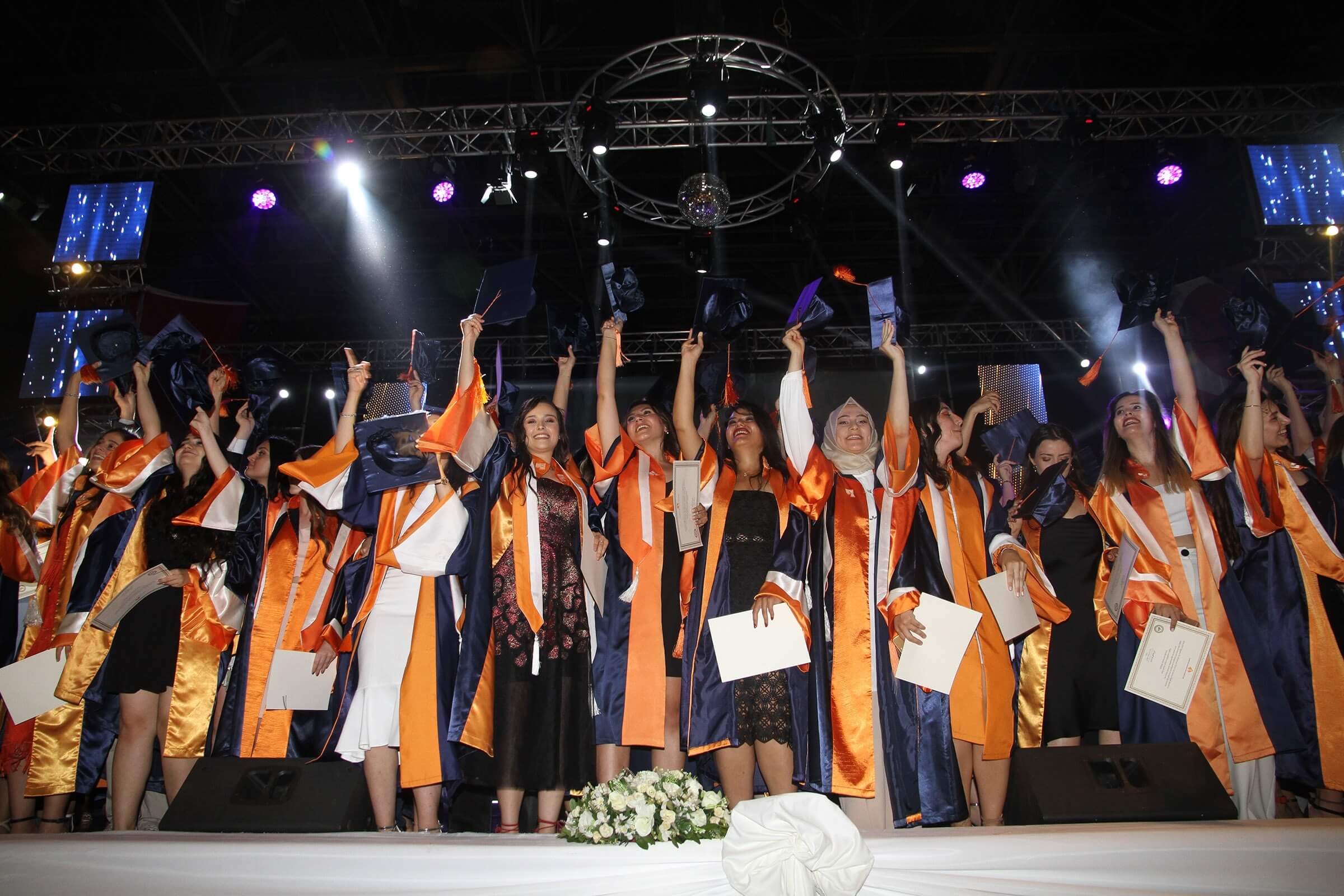 Izmir University of Economics bids farewell to graduates